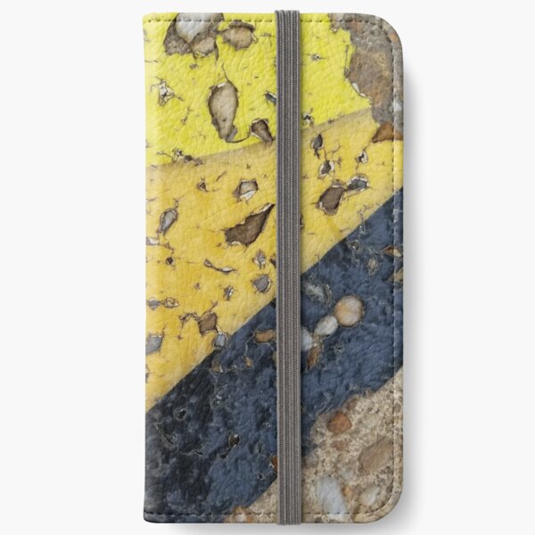 Bright Yellow and Black iPhone Wallet