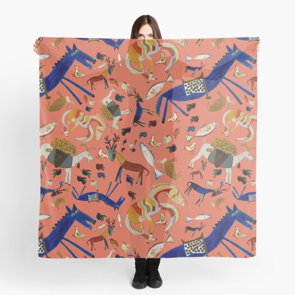 Wild Folk Menagerie - Salmon Scarf