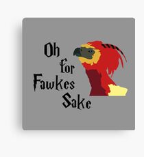 Oh For Fawkes Sake Canvas Print