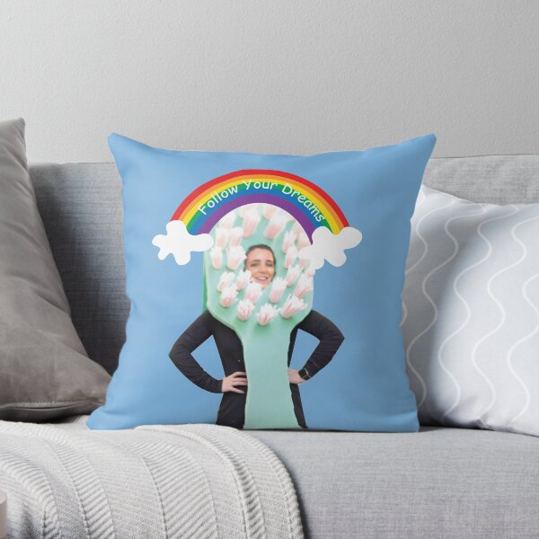 Jenna Marbles Follow Your Dreams Throw Pillow