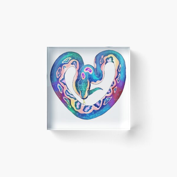 Item preview, Messy Ball Python Heart designed and sold by VantaRay.