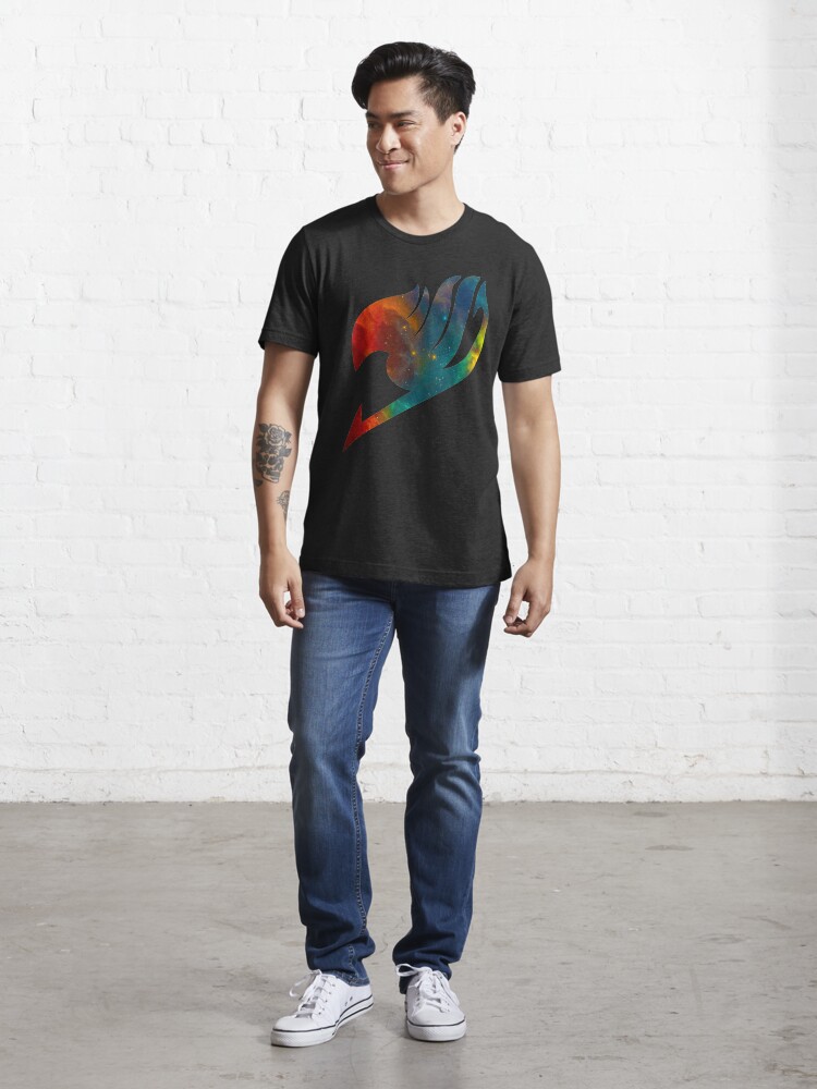 Alternate view of Fairy Tail Galaxy Universe Guild Symbol Multicolored Essential T-Shirt