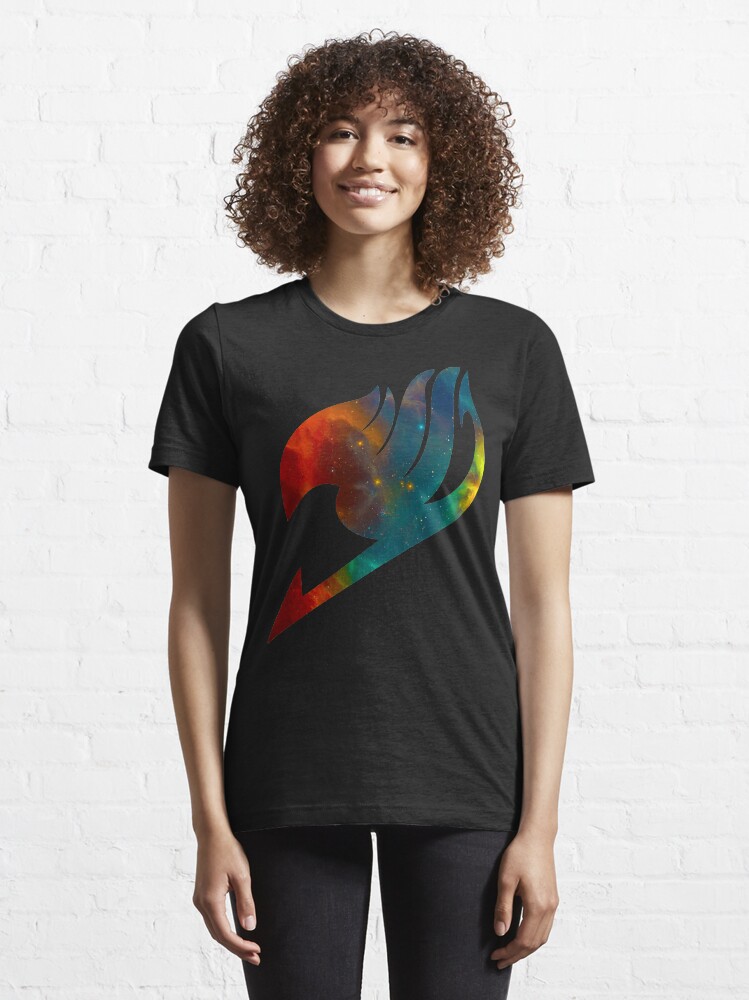 Alternate view of Fairy Tail Galaxy Universe Guild Symbol Multicolored Essential T-Shirt