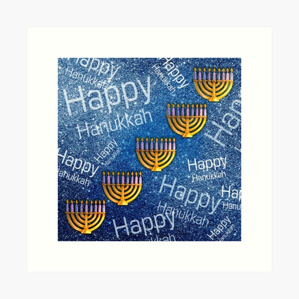 Item preview, Happy, Happy Hanukkah Pattern designed and sold by DEC02.