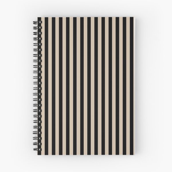 Item preview, Dark Vanilla Brown and Black Vertical Stripes designed and sold by ColorPatterns.