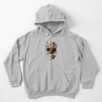 Garden Skull Light Kids Pullover Hoodie