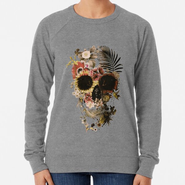 Garden Skull Light Lightweight Sweatshirt