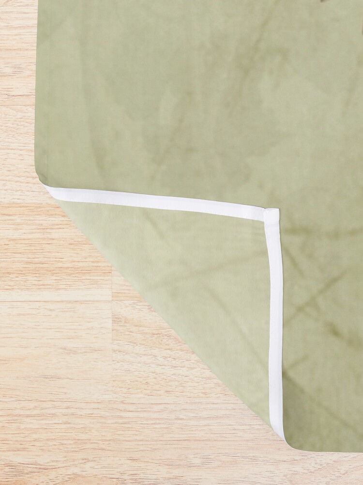 Alternate view of Garden Skull Light Shower Curtain