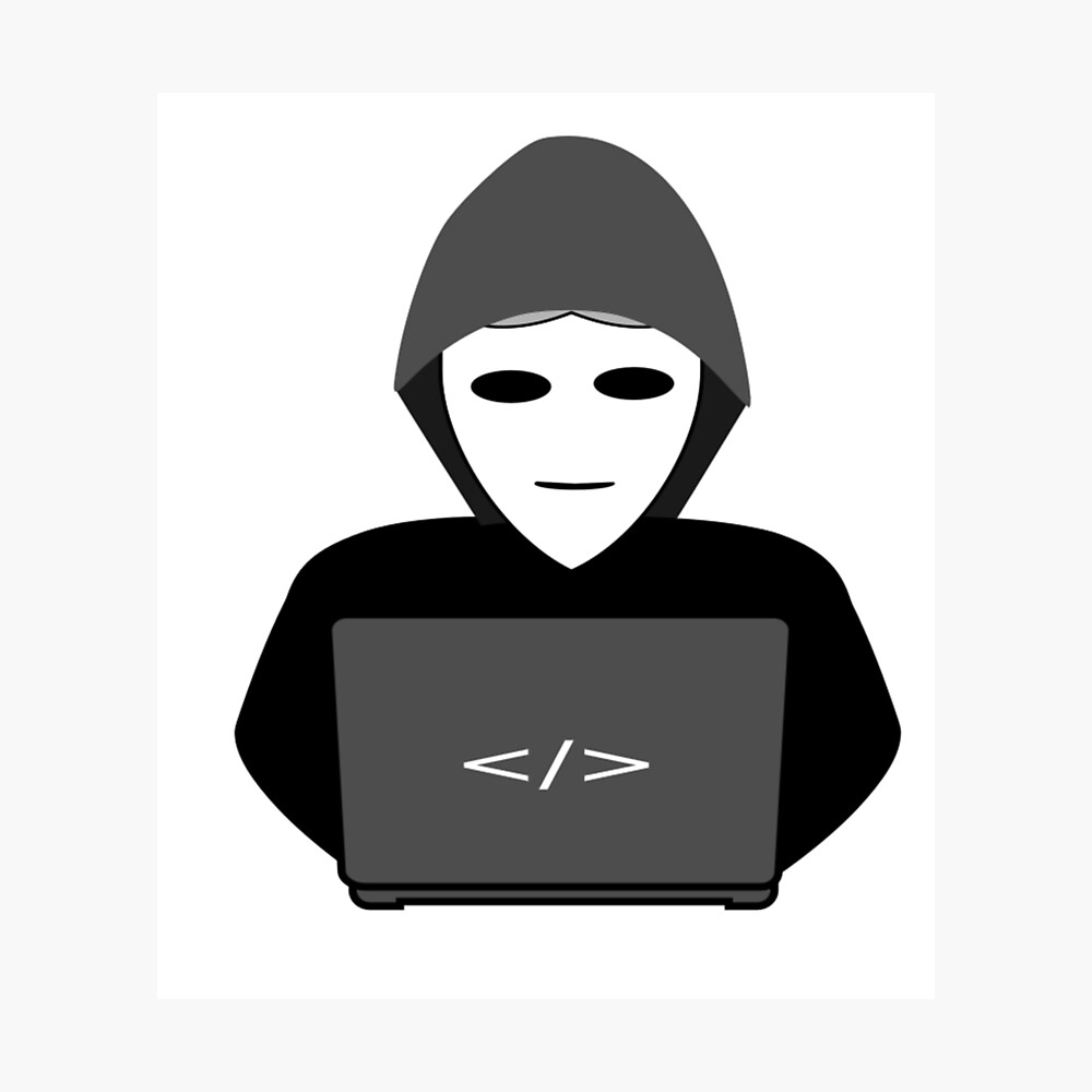 White Hat Security Hacker Anonymous Poster By Alhaqq Redbubble