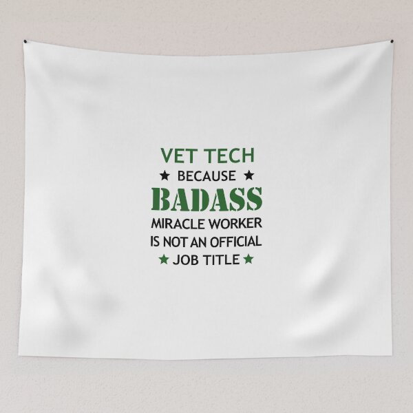 Item preview, Vet Tech Badass Birthday Funny Christmas Cool Gift designed and sold by smily-tees.