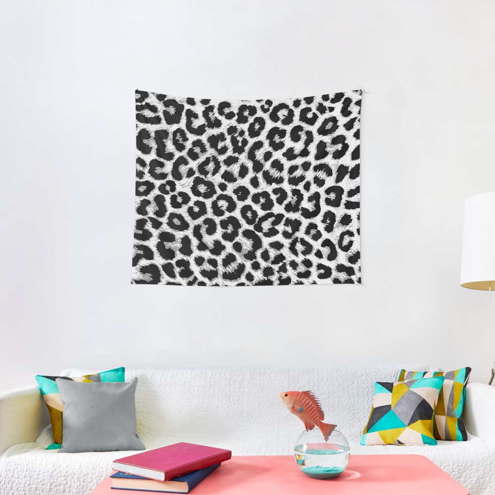 ReAL LeOparD B&W Tapestry