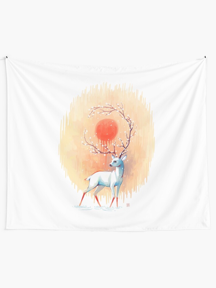 Alternate view of Spring Spirit Tapestry