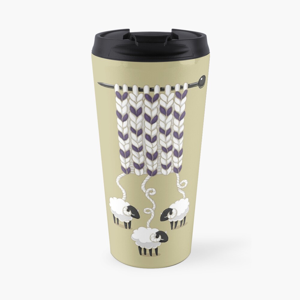 Wool Scarf Travel Mug
