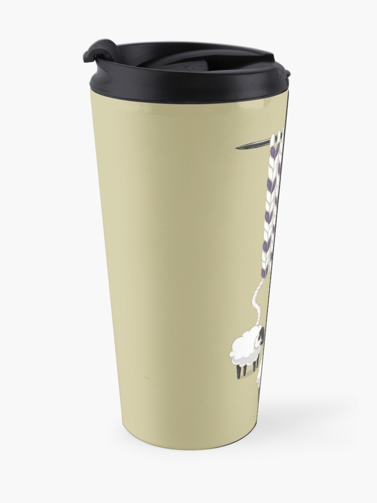 Alternate view of Wool Scarf Travel Mug