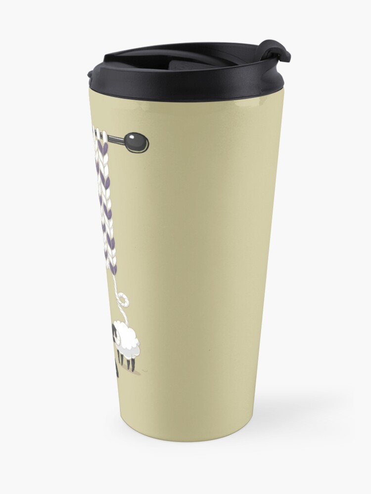 Alternate view of Wool Scarf Travel Mug