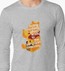 Doing nothing bear Long Sleeve T-Shirt