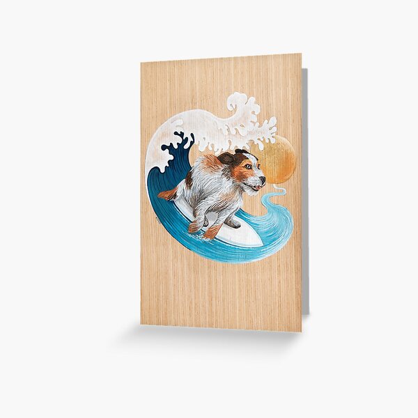 Item preview, Surfing cute Dog designed and sold by Ruta.