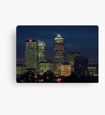 Canary Wharf Canvas Print