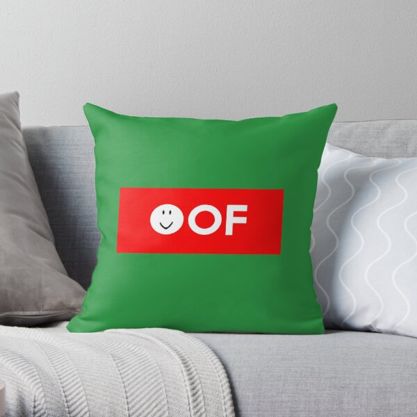 Roblox Oof Gaming Noob Throw Pillow By Smoothnoob Redbubble - roblox oof gaming noob throw pillow