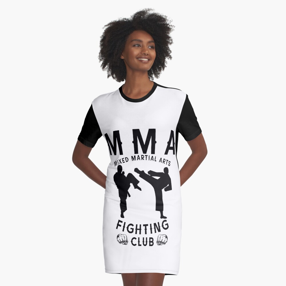 Camiseta de artista marcial mixta MMA Fighting Club, Negro, S