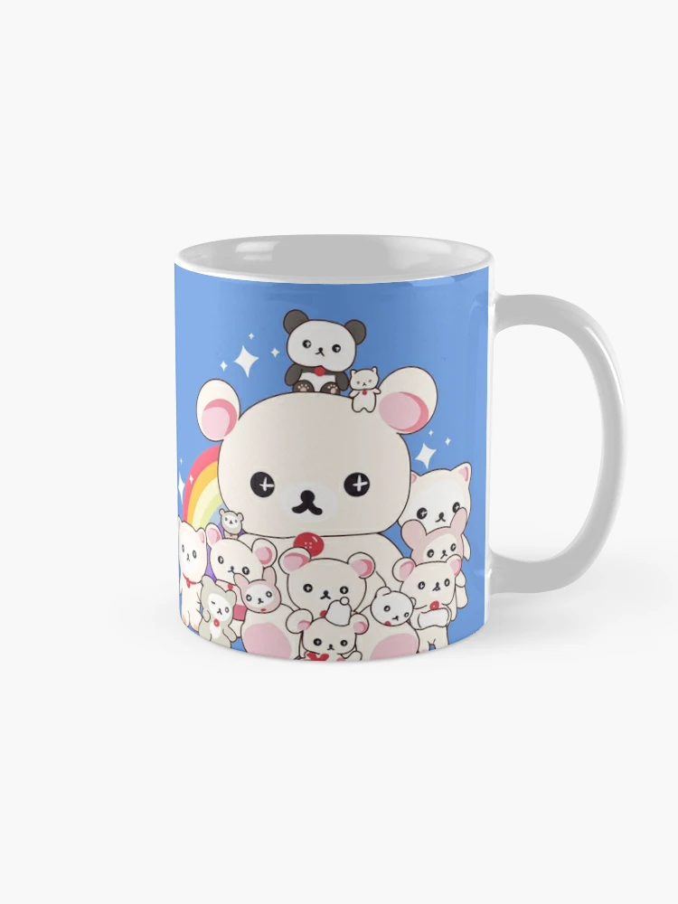 Cute Bear Mug, Animal Mug, Kawaii Mug, Clown Bear Mug, Gift for