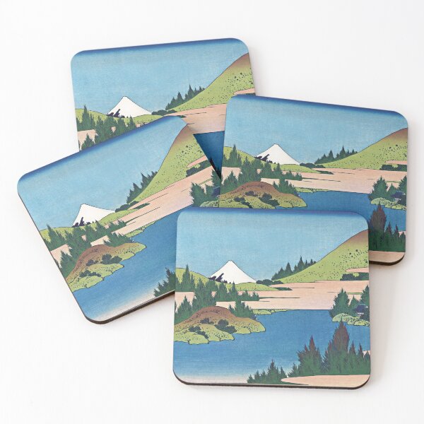 Item preview, The lake of Hakone in Sagami Province by Katsushika Hokusai designed and sold by Takeda-art.