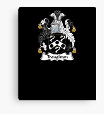 Troughton Coat of Arms - Family Crest Shirt Canvas Print