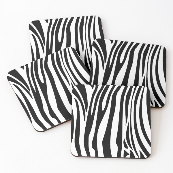 Item preview, "Hi" -  Zebra Stripes Stylish Black & White Wallpaper Abstract POP ART COLLECTION "Neo RETRO" Style designed and sold by sofiartmedia.