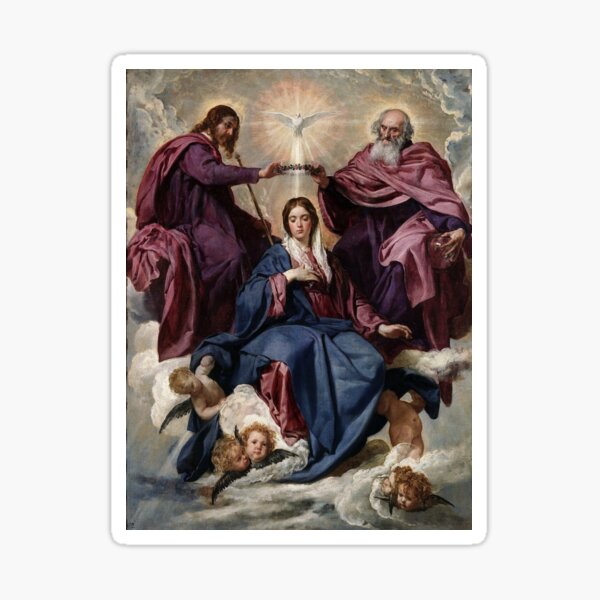 Item preview, Coronation of the Virgin - Diego Velázquez designed and sold by PZAndrews.