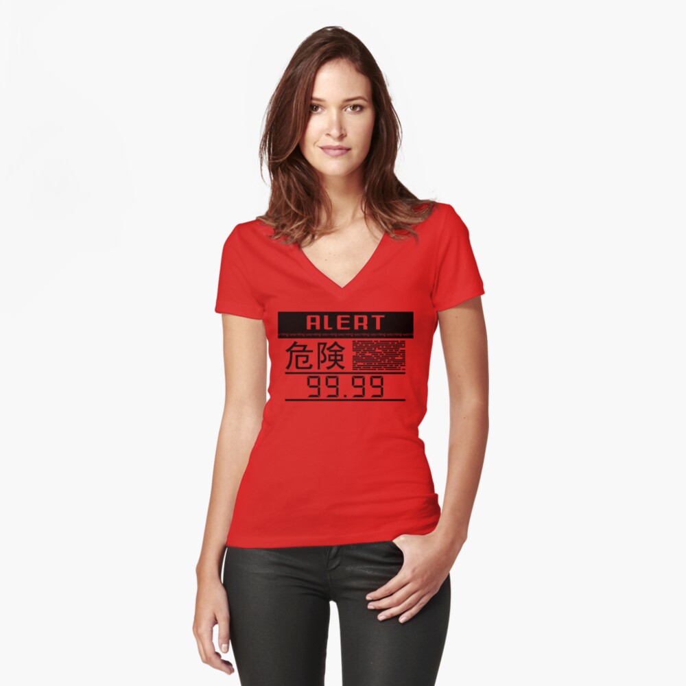 Item preview, Fitted V-Neck T-Shirt designed and sold by Rev-Level.