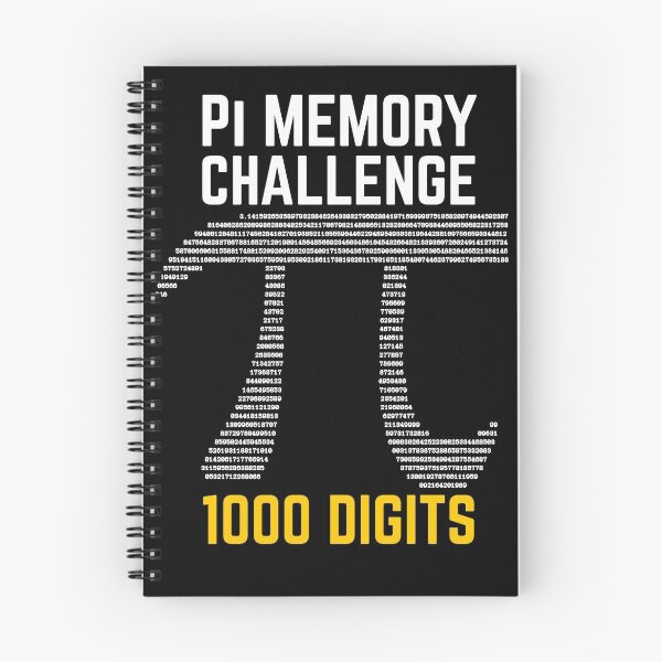 Item preview, 1000 Digits of Pi Memory Challenge - Pi Day designed and sold by ScienceIsFun.