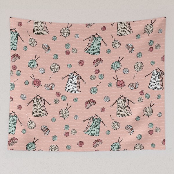 Item preview, Trendy Pastel yarn knitting crafts  designed and sold by Limolida.