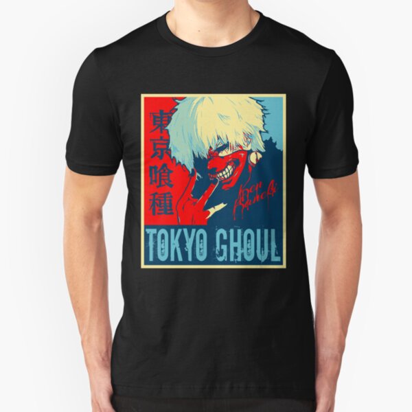 Tokyo Ghoul Ken Kaneki Name Dripping Slim Fit T-Shirt