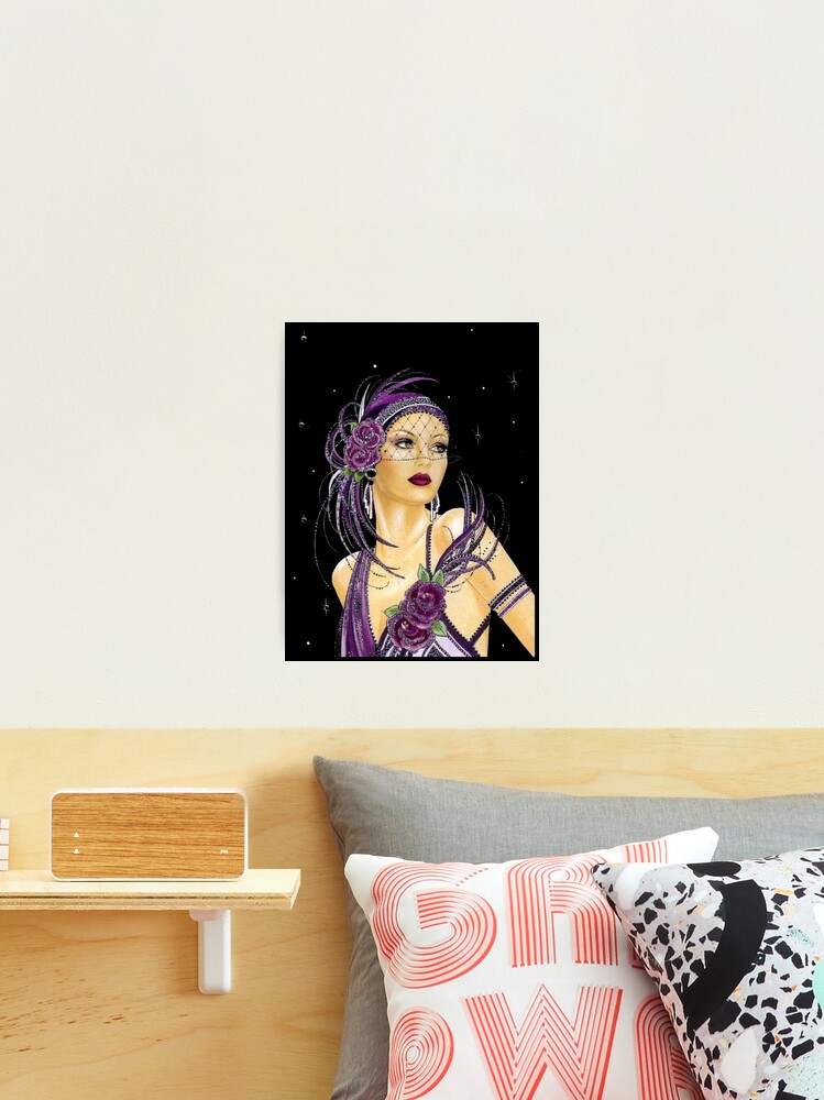Thumbnail 2 of 3, Photographic Print, FLAPPER : Vintage 1930 Art Deco Print designed and sold by posterbobs.
