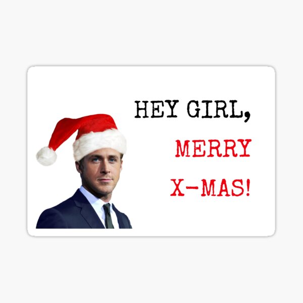 Ryan Gosling Wrapping Paper - Christmas Wrapping Paper - Ryan Gosling Santa  Hat Wrap