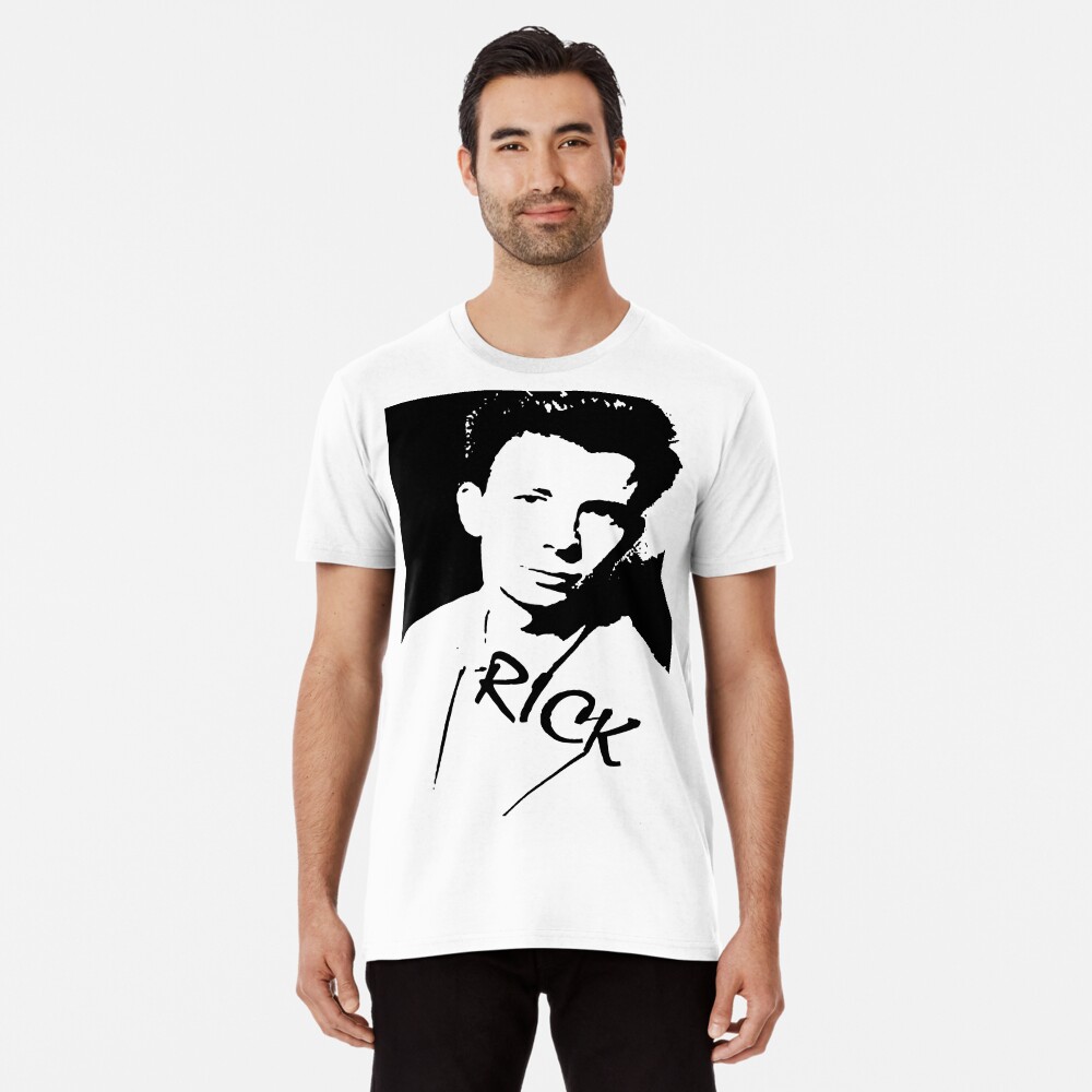 rick astley tour t shirt