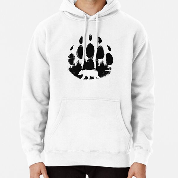 Top paw clearance bear fleece hoodie