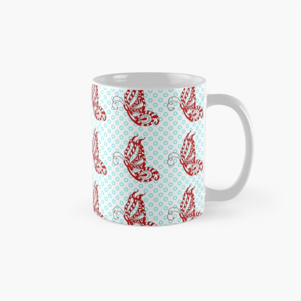 Item preview,  Fluttering Butterflies - Red And Turquoise designed and sold by dahlymama.