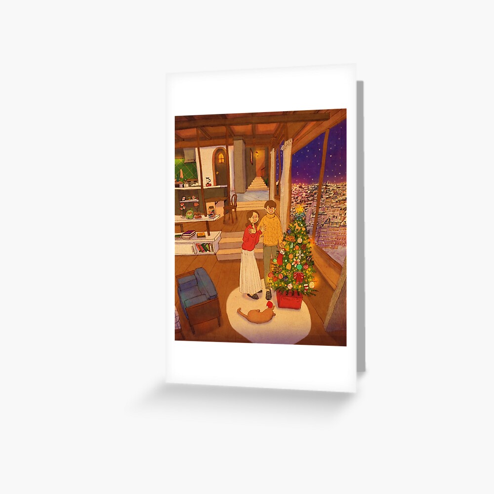 A Christmas tree Greeting Card