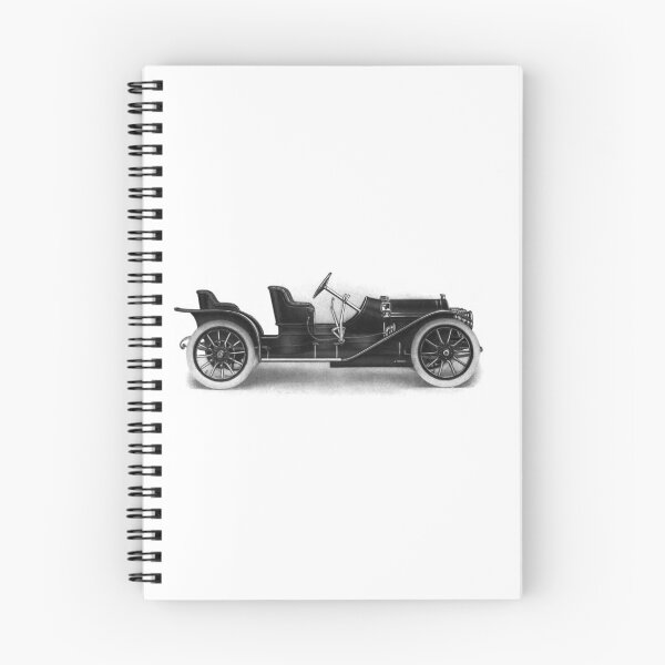 Item preview, 1910 Roadster - Antique Car - Classic Automobile - Vintage Black and White designed and sold by kmcs.