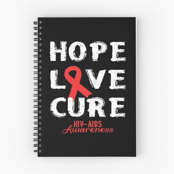 Item preview, Hope-Love-Cure - HIV/Aids Awareness designed and sold by SmartStyle.