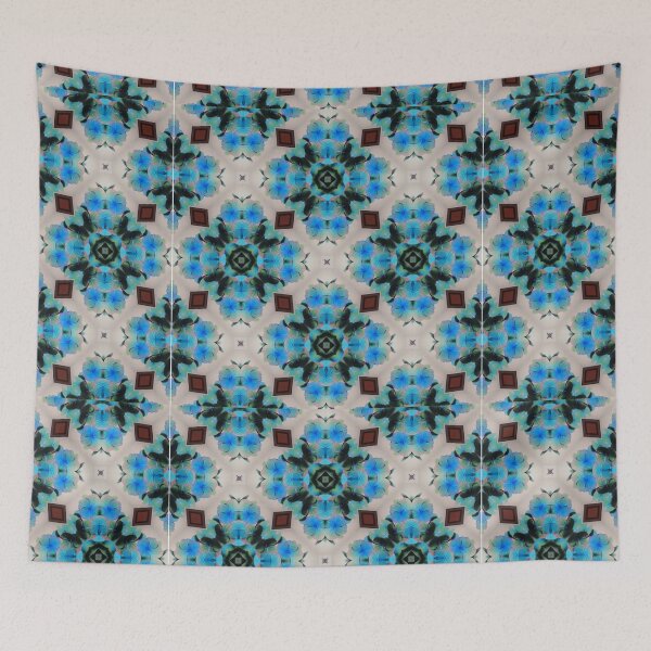 Item preview, Blue and plum pattern 1 designed and sold by tiffanienunn.
