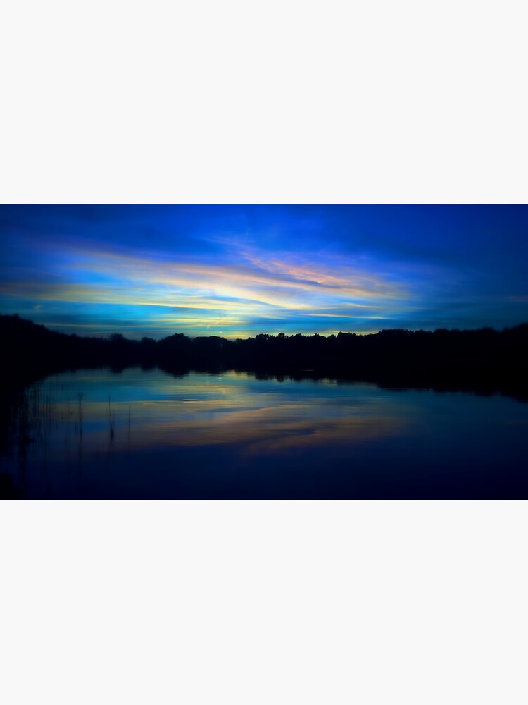 "Sunrise Lake" Sticker for Sale by dawnmvd Redbubble