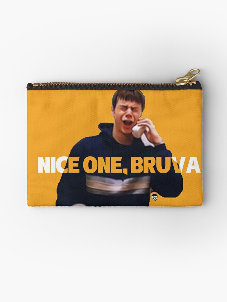 be a nice human zipper pouch