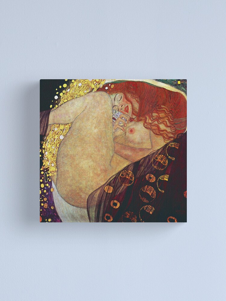 Aperçu 1 sur 3. Impression sur toile avec l'œuvre Gustav Klimt Danaë créée et vendue par timelessfancy.