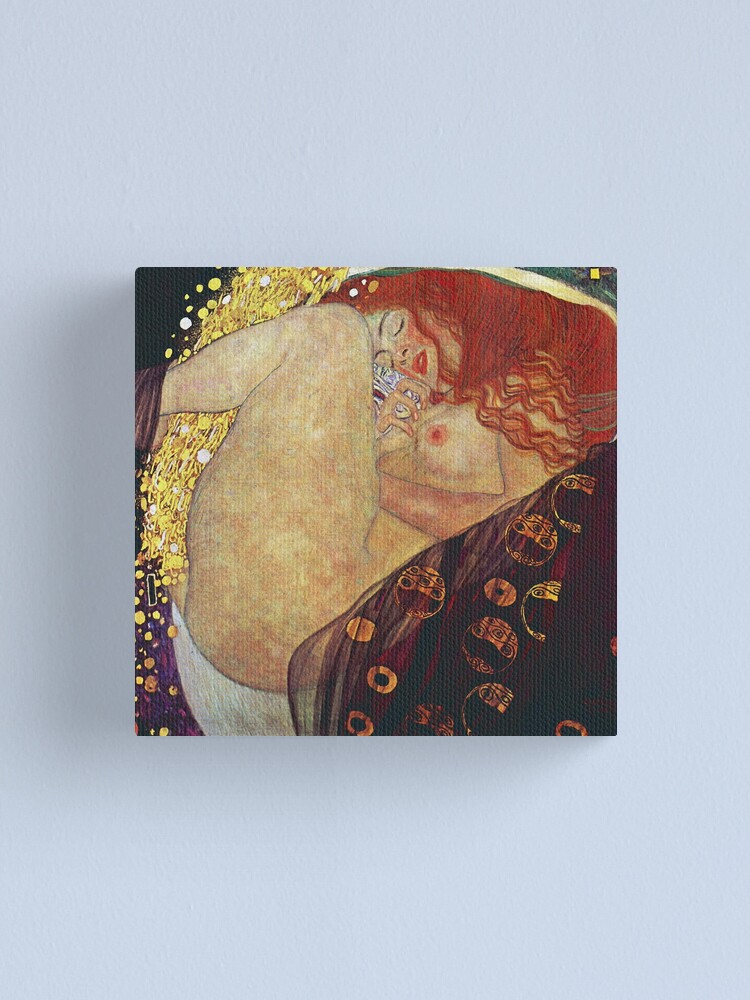 Aperçu 1 sur 3. Impression sur toile avec l'œuvre Gustav Klimt Danaë créée et vendue par timelessfancy.