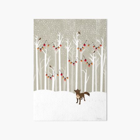 December Art Board Print