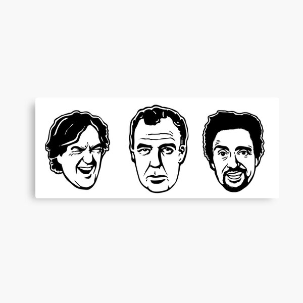Jeremy Clarkson, Richard Hammond, James May Canvas Print
