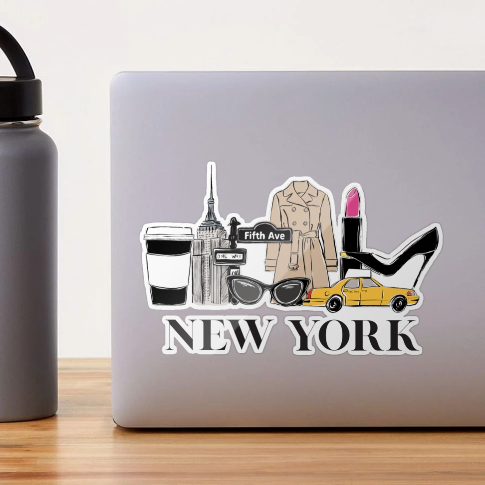 New York Sticker for Sale by Arianna Gallardo