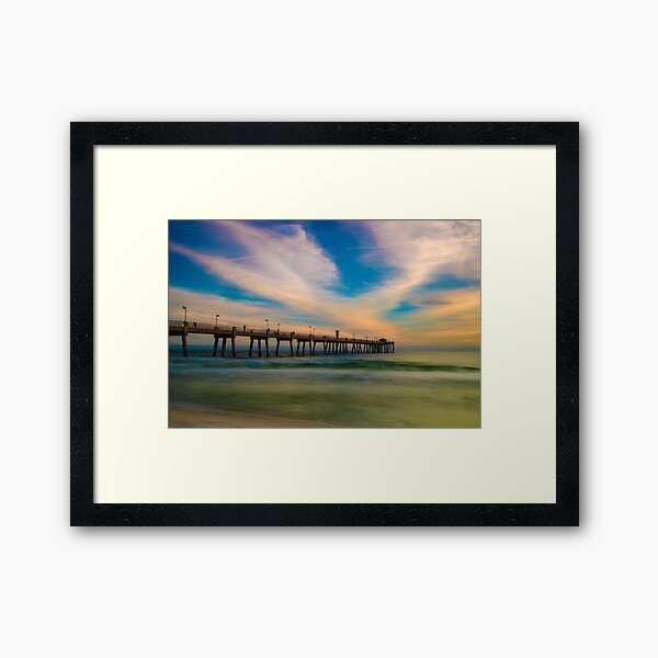 The Pier Framed Art Print